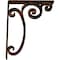 Ekena Millwork Avery Wrought Iron Bracket, (Triple center brace), Antiqued Bronze 2"W x 12"D x 15"H BKTM02X12X15TAVABZ - alternate 6